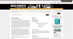 Desktop Screenshot of biokristi.sabda.org
