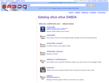 Tablet Screenshot of katalog.sabda.org