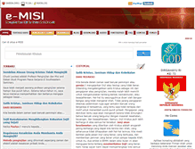 Tablet Screenshot of misi.sabda.org