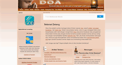 Desktop Screenshot of doa.sabda.org