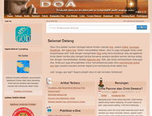 Tablet Screenshot of doa.sabda.org